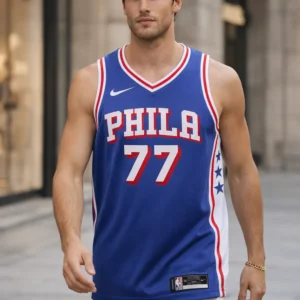 VJ Edgecombe Philadelphia 76ers Unisex Swingman Jersey - Icon Edition - Royal