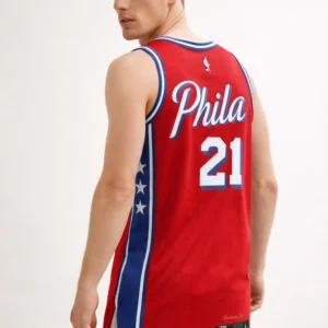 Joel Embiid Philadelphia 76ers Brand Authentic Player Jersey - Statement Edition - Red