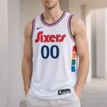 Philadelphia 76ers Unisex 2024/25 Custom Swingman Jersey - City Edition - White