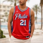 Joel Embiid Philadelphia 76ers Brand Unisex Swingman Jersey - Statement Edition - Red