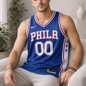 Philadelphia 76ers Unisex 2022/23 Swingman Custom Jersey Royal - Icon Edition