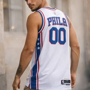 Philadelphia 76ers Unisex 2022/23 Swingman Custom Jersey White - Association Edition