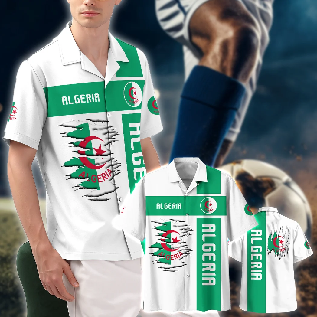 Algeria Hawaiian Shirt FIFA World Cup 26 Limited Edition, Sport Pride Button Shirt HVN1588AL