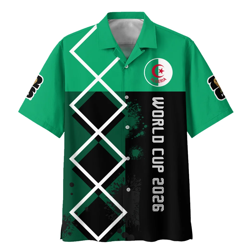 Algeria Hawaiian Shirt FIFA World Cup 26 Limited Edition, Tropical Match Day Shirt HVN1589AL