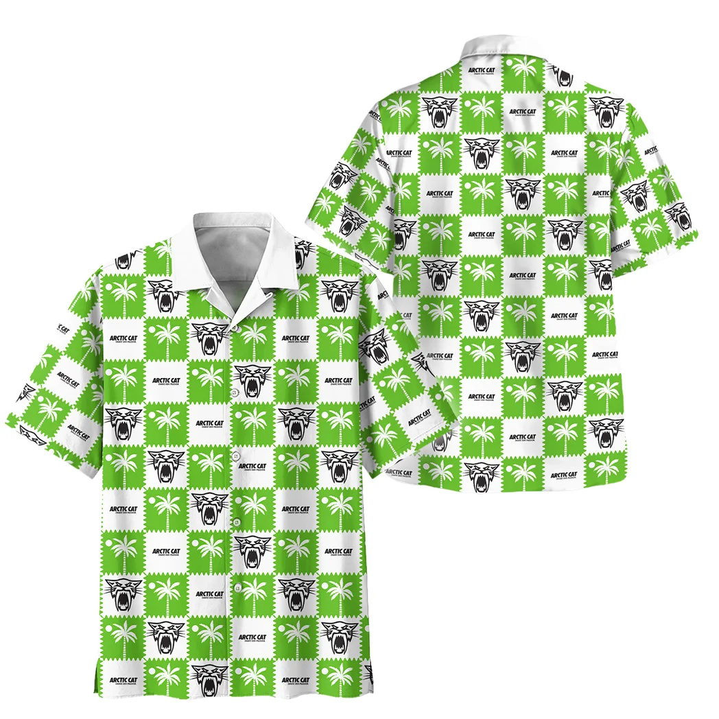 Arctic cat Hawaiian Shirt Logo Exclusive, Custom Ride Button Shirt HVN1540AR