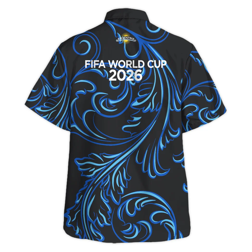 Argentina FIFA World Cup 2026 Hawaiian Shirt, Fan Pride Button Shirt HVN1551AR