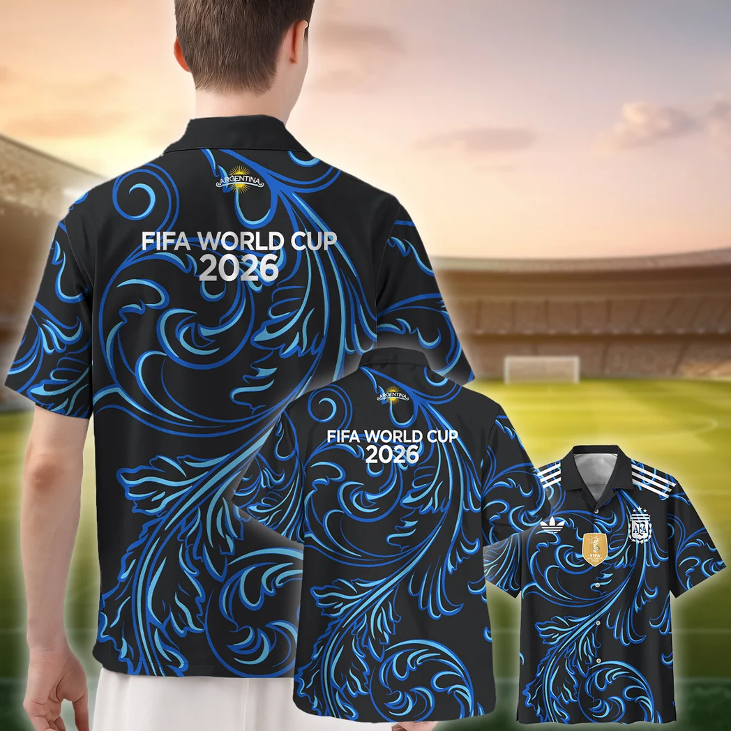 Argentina FIFA World Cup 2026 Hawaiian Shirt, Fan Pride Button Shirt HVN1551AR