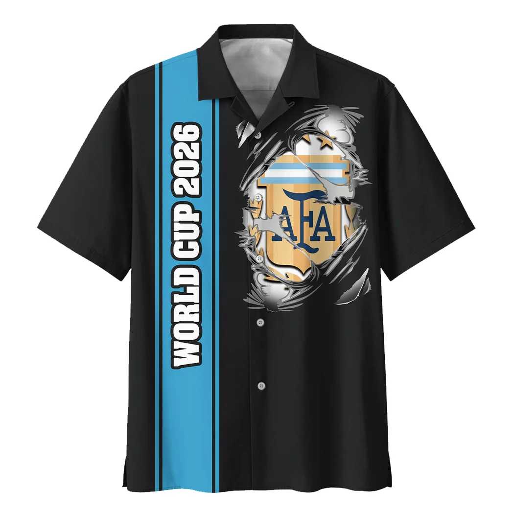 Argentina FIFA World Cup 2026 Hawaiian Shirt, Fan Vibe Button Shirt HVN1561AR