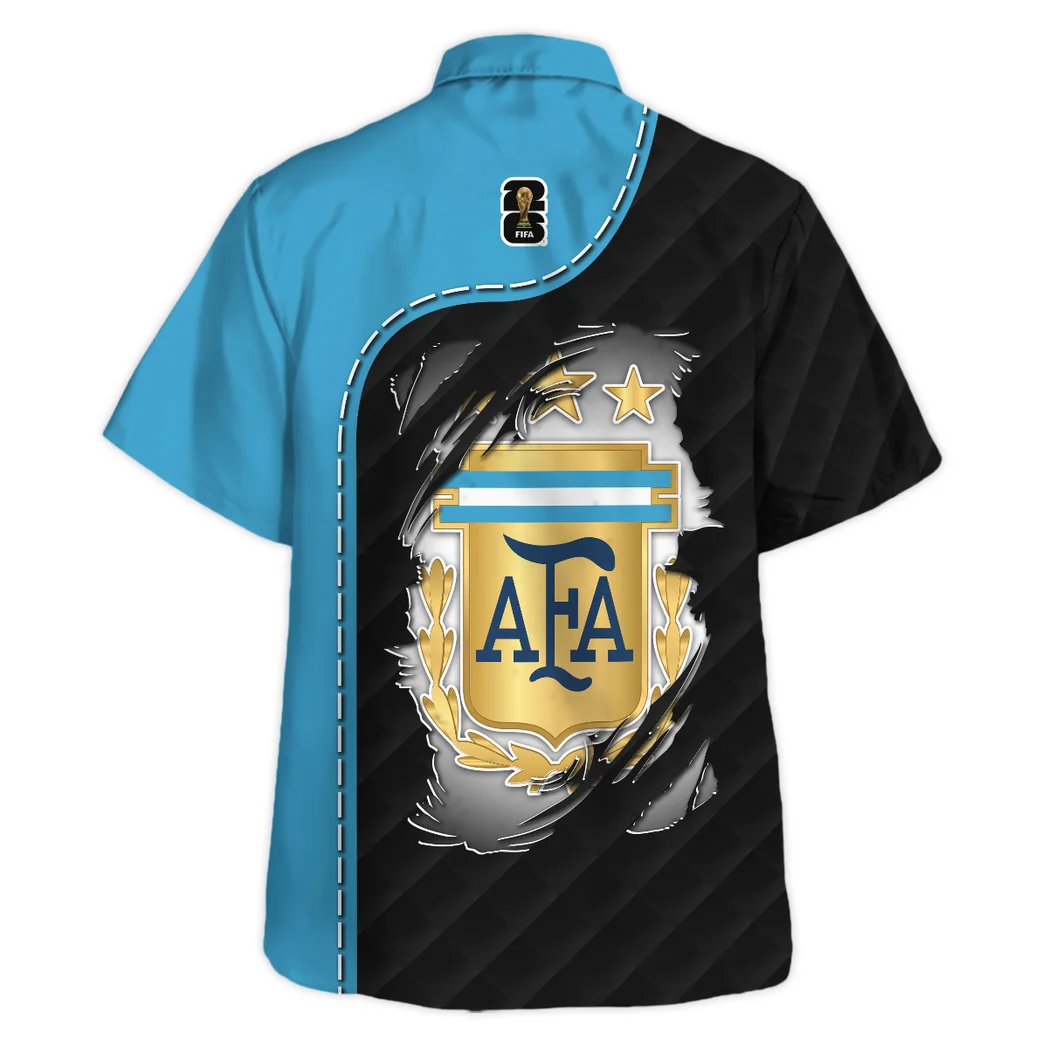 Argentina Hawaiian Shirt FIFA World Cup 26 Limited Edition, Fan Lifestyle Button Shirt HVN1584AR