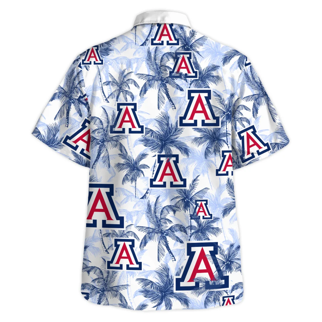 Arizona Wildcats Hawaiian Shirt Logo Print, Classic Fan Button Shirt HVN1468AW
