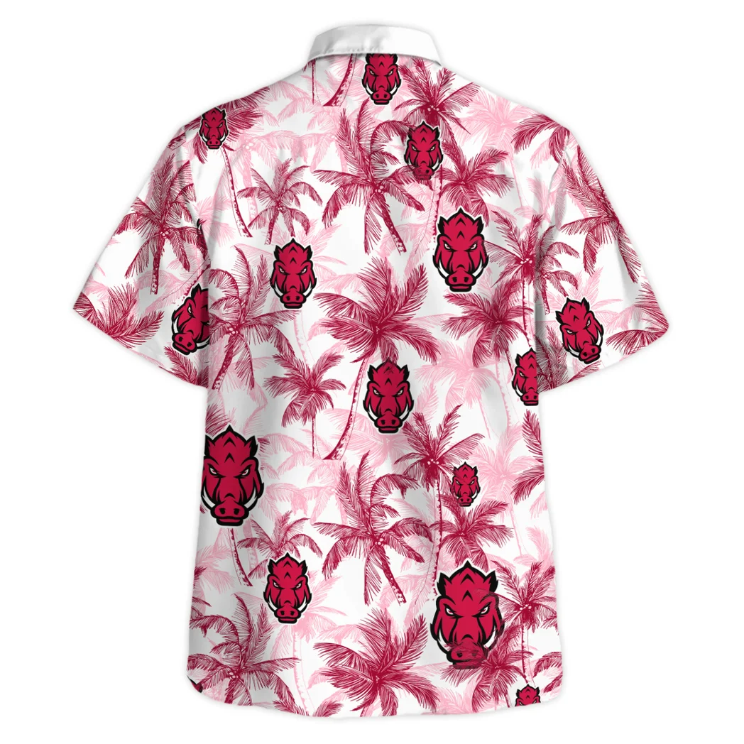 Arkansas Razorbacks Hawaiian Shirt Logo Print, Celebration Spirit Button Shirt HVN1468AR