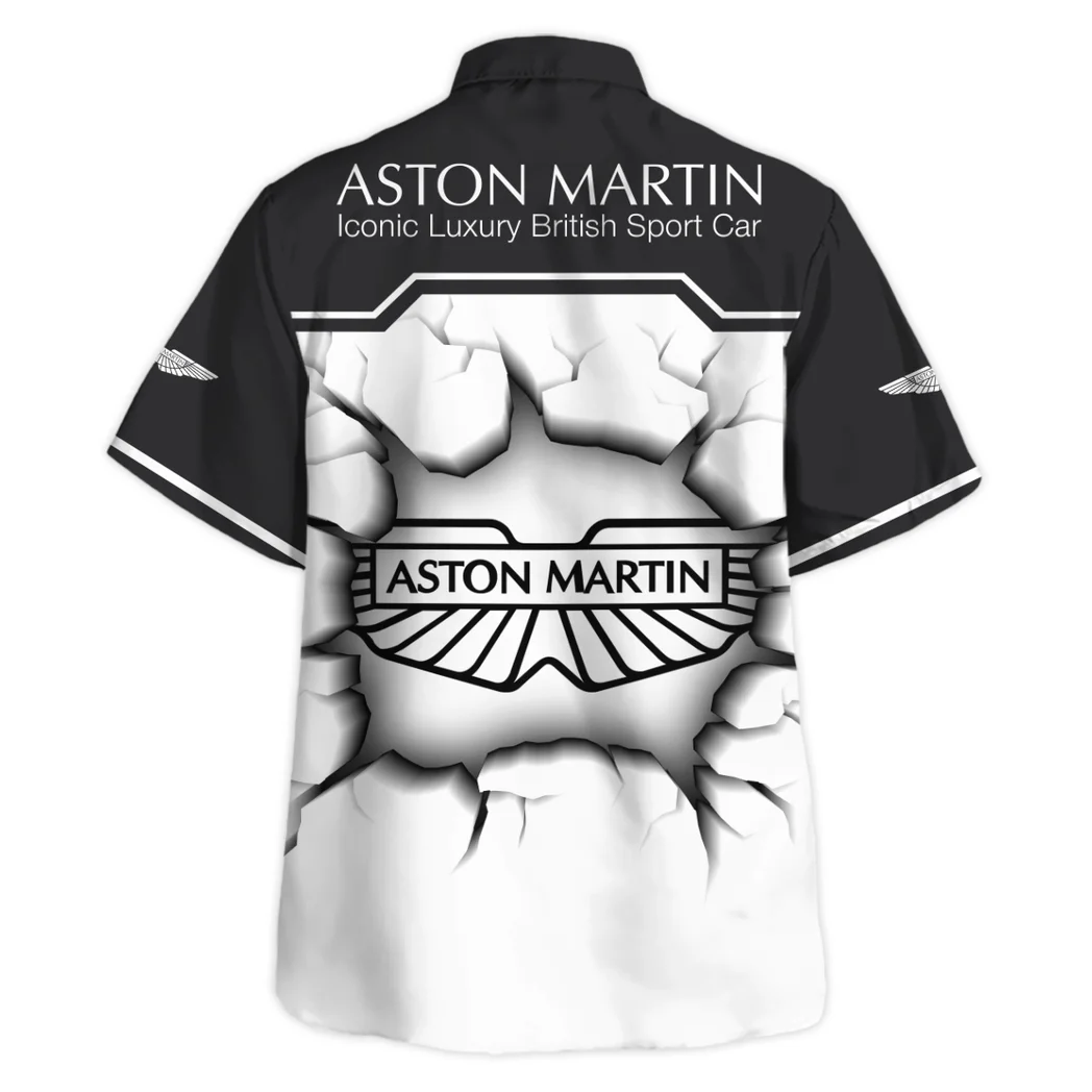 Aston Martin Hawaiian Shirt, Garage Life Button Shirt HVN1400AM
