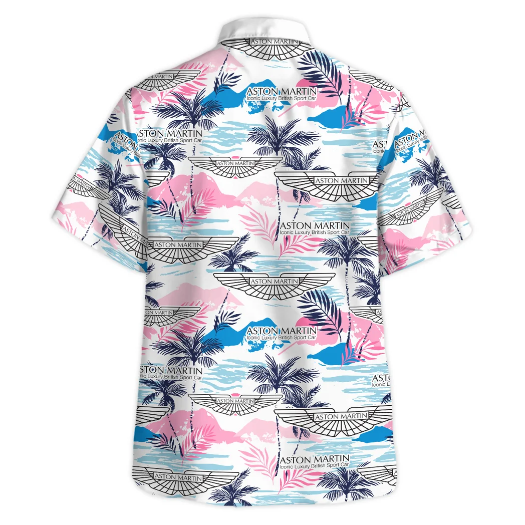 Aston Martin Hawaiian Shirt Logo Print, Custom Garage Button Shirt HVN1538AM