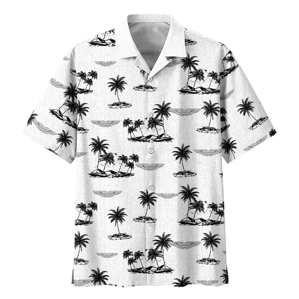 Aston Martin Hawaiian Shirt Tropical Style, Performance Gear Button Shirt HVN1536AM