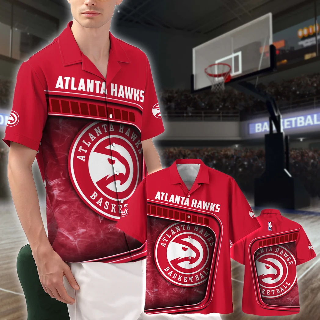 Atlanta Hawks Hawaiian Shirt Excluisve Logo, Sport Culture Button Shirt HVN1527AH