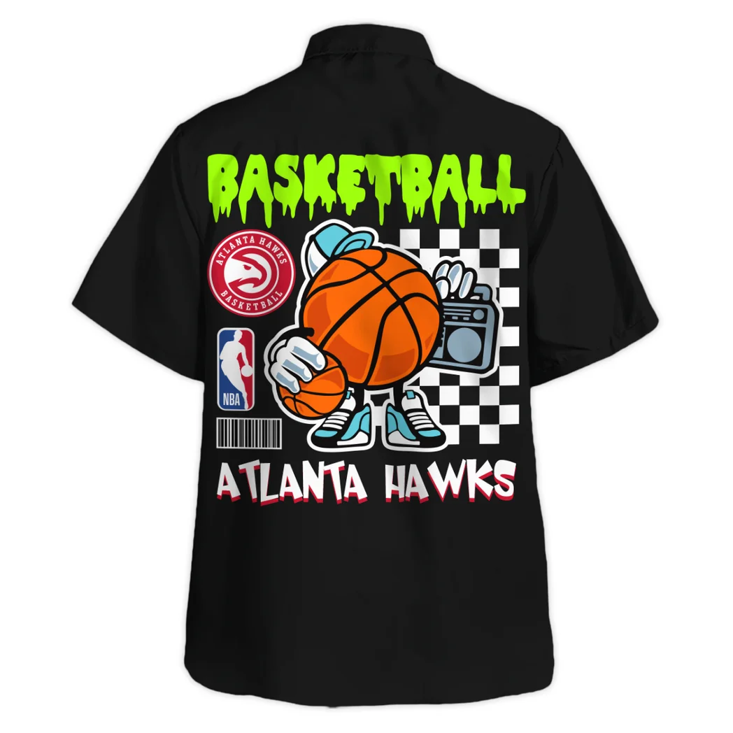 Atlanta Hawks Hawaiian Shirt Exclusive Logo, Loyal Fan Button Shirt HVN1531AH