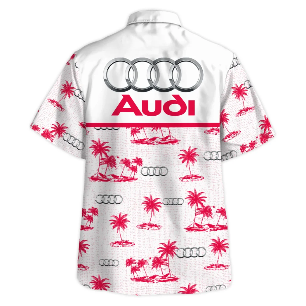 Audi Hawaiian Shirt Tropical Style, Garage Life Button Shirt HVN1536AU