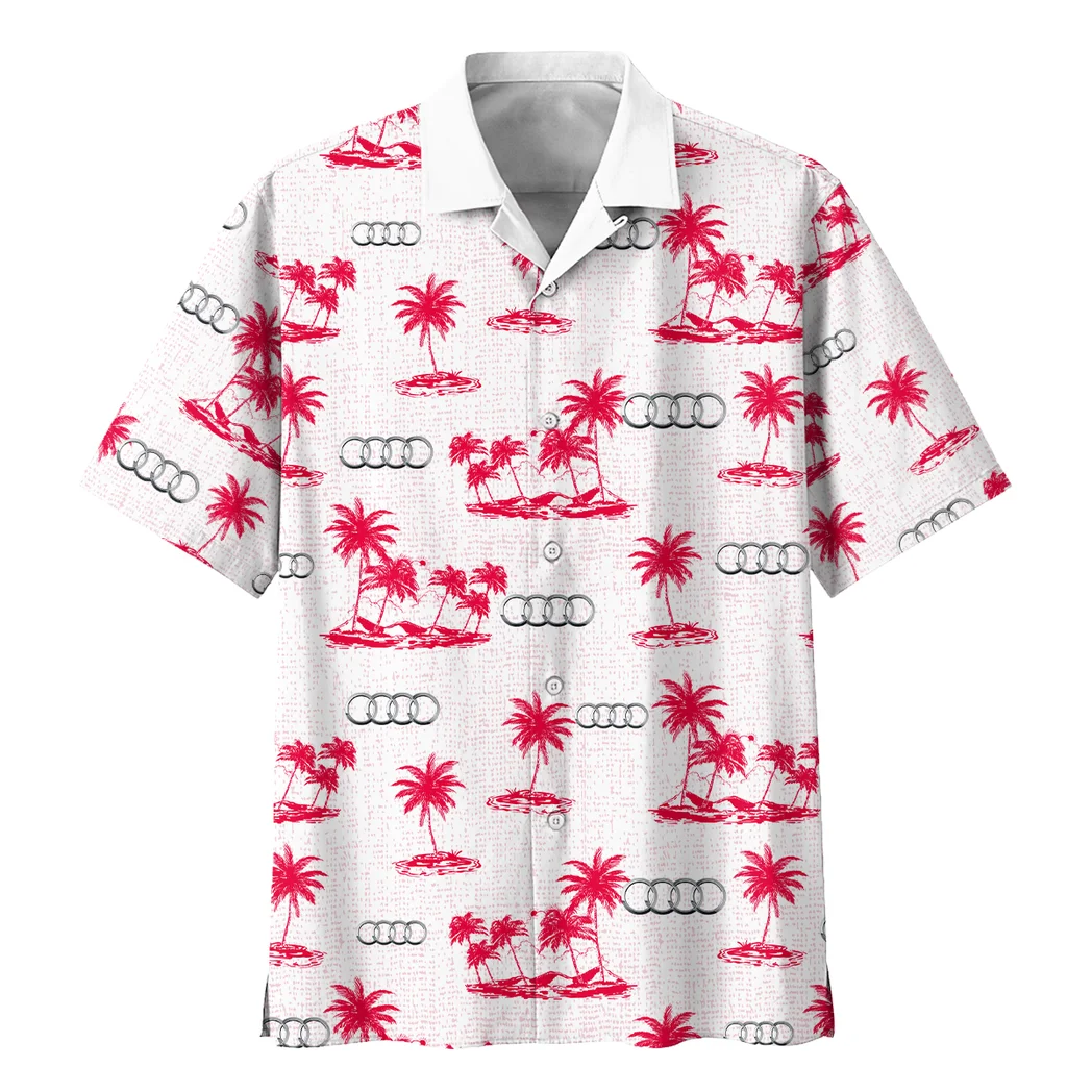Audi Hawaiian Shirt Tropical Style, Garage Life Button Shirt HVN1536AU