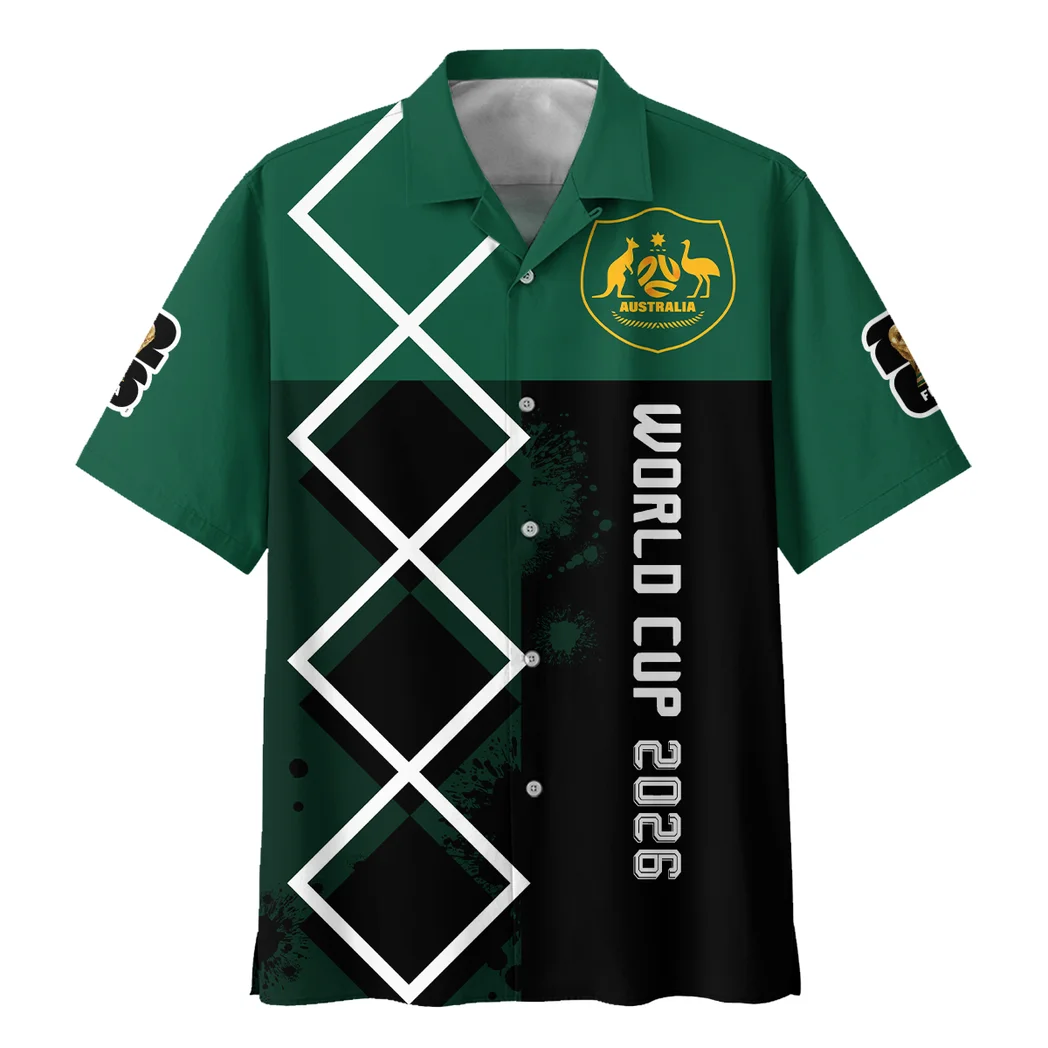 Australia Hawaiian Shirt FIFA World Cup 26 Limited Edition, Classic Fan Button Shirt HVN1589AU
