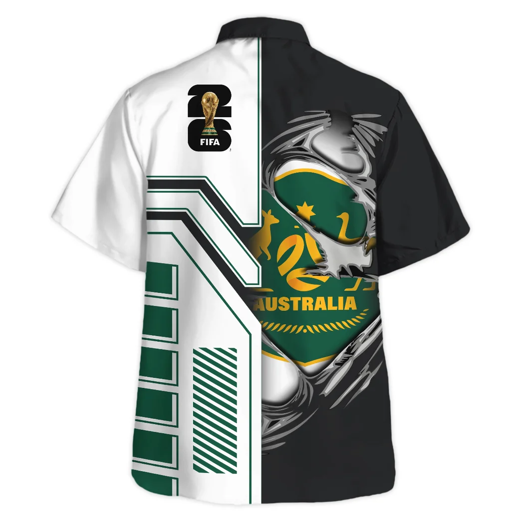 Australia Hawaiian Shirt FIFA World Cup 26 Limited Edition, Everyday Spirit Button Shirt HVN1590AU
