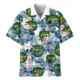 Australia Hawaiian Shirt FIFA World Cup 26 Tropical Style, Bold Supporter Button Shirt HVN1587AU