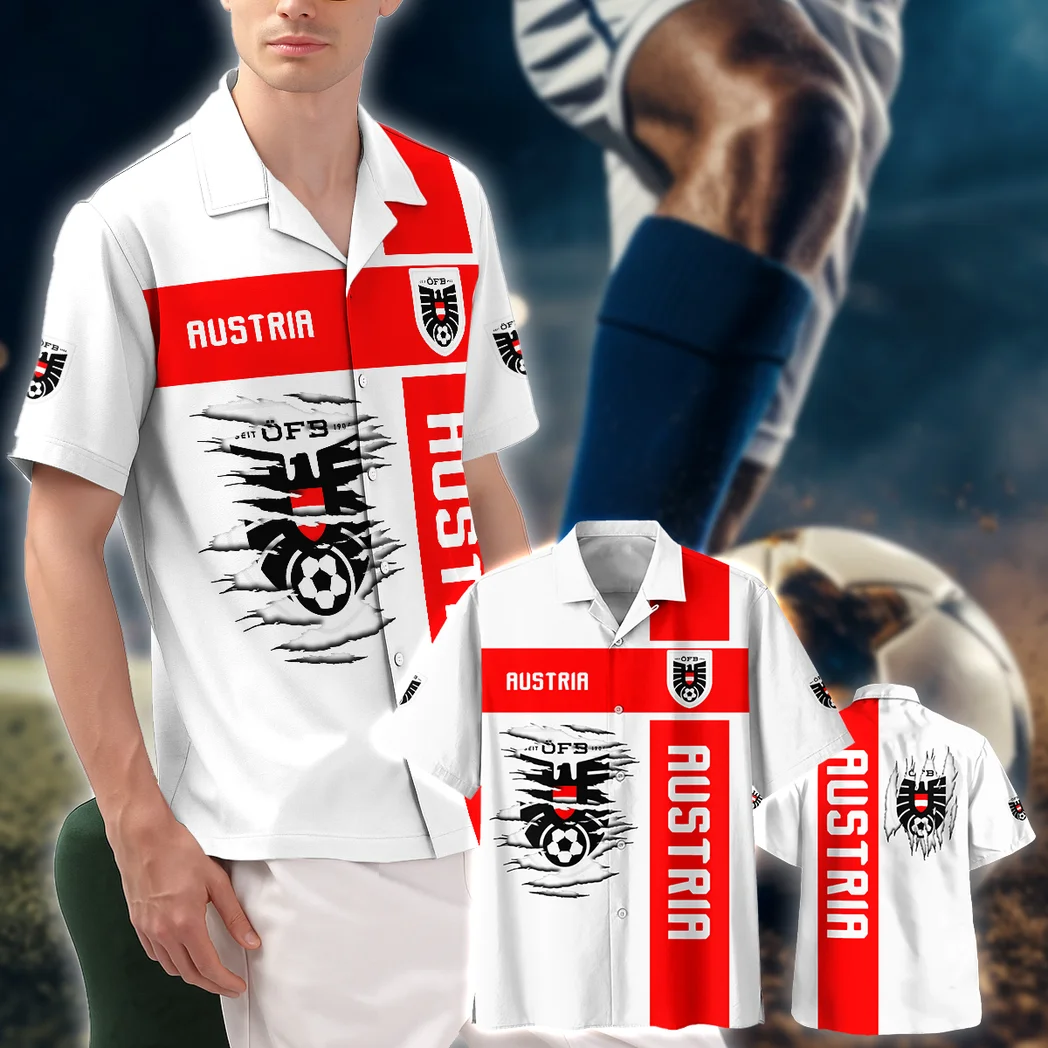 Austria Hawaiian Shirt FIFA World Cup 26 Limited Edition, Everyday Spirit Button Shirt HVN1588AS
