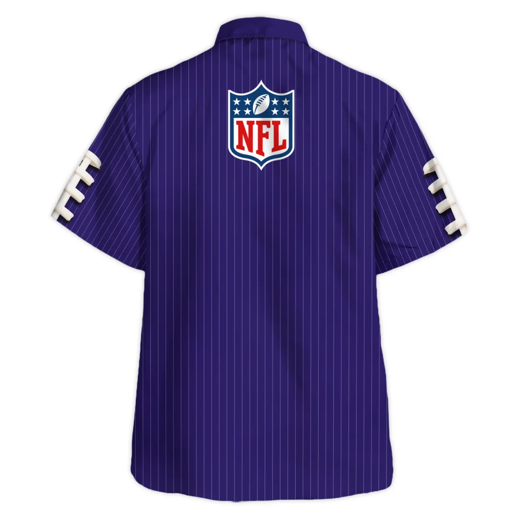 Baltimore Ravens Hawaiian Shirt, Classic Fan Button Shirt HVN1424BR