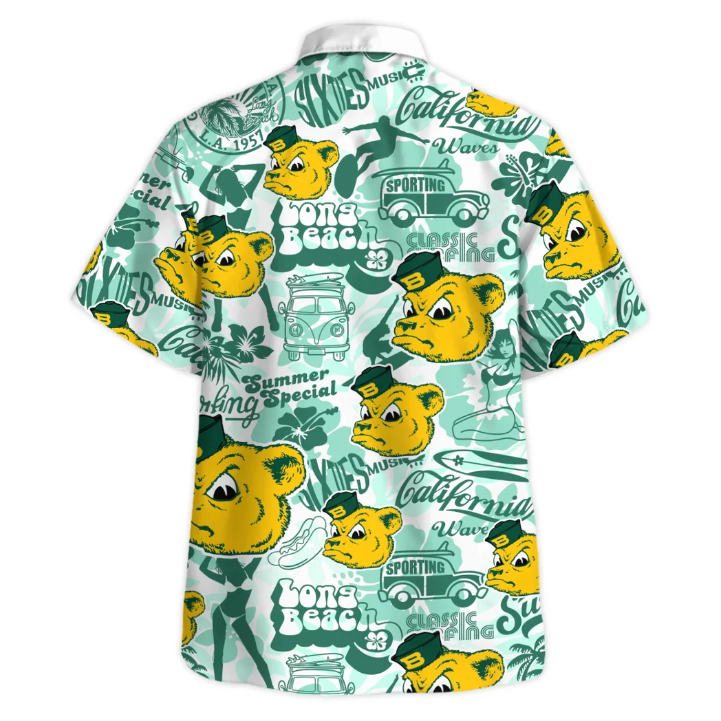 Baylor Bears Hawaiian Shirt Logo Print, Loyal Fan Button Shirt HVN1467BB