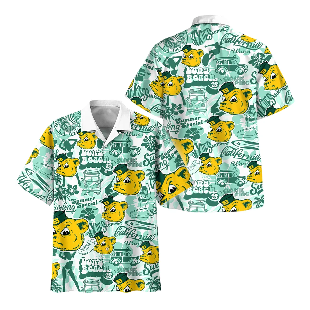 Baylor Bears Hawaiian Shirt Logo Print, Loyal Fan Button Shirt HVN1467BB