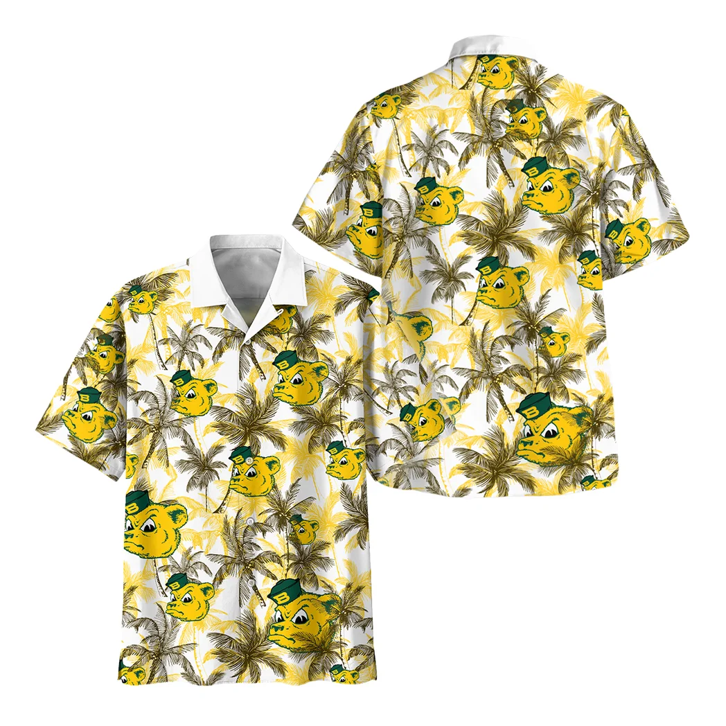 Baylor Bears Hawaiian Shirt Logo Print, Victory Vibe Button Shirt HVN1468BB