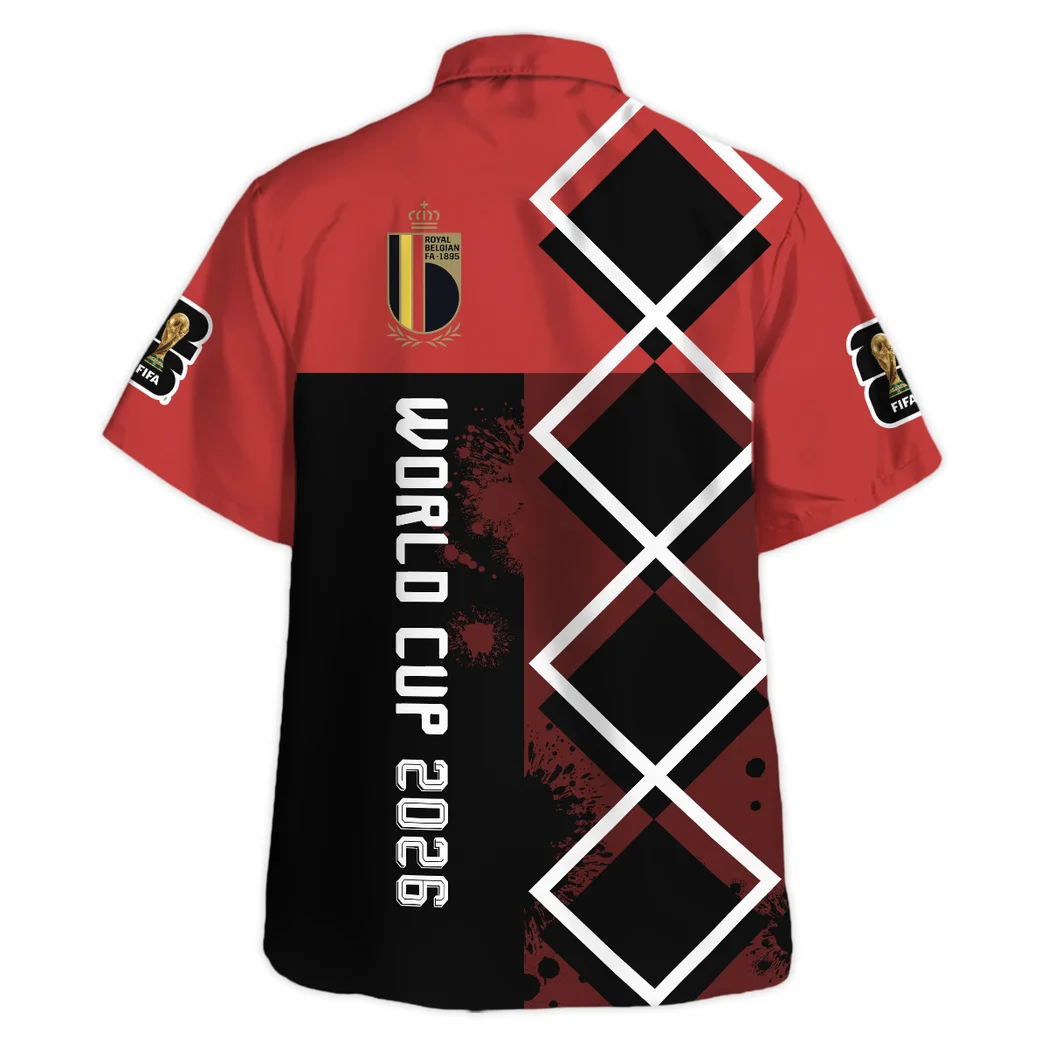 Belgium Hawaiian Shirt FIFA World Cup 26 Limited Edition, Summer Spirit Button Shirt HVN1589BE