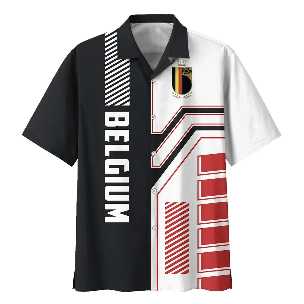 Belgium Hawaiian Shirt FIFA World Cup 26 Limited Edition, Tropical Supporter Button Shirt HVN1590BE