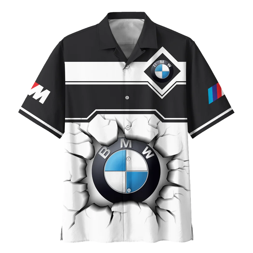 Bmw M Hawaiian Shirt, Auto Fan Button Shirt HVN1400BM