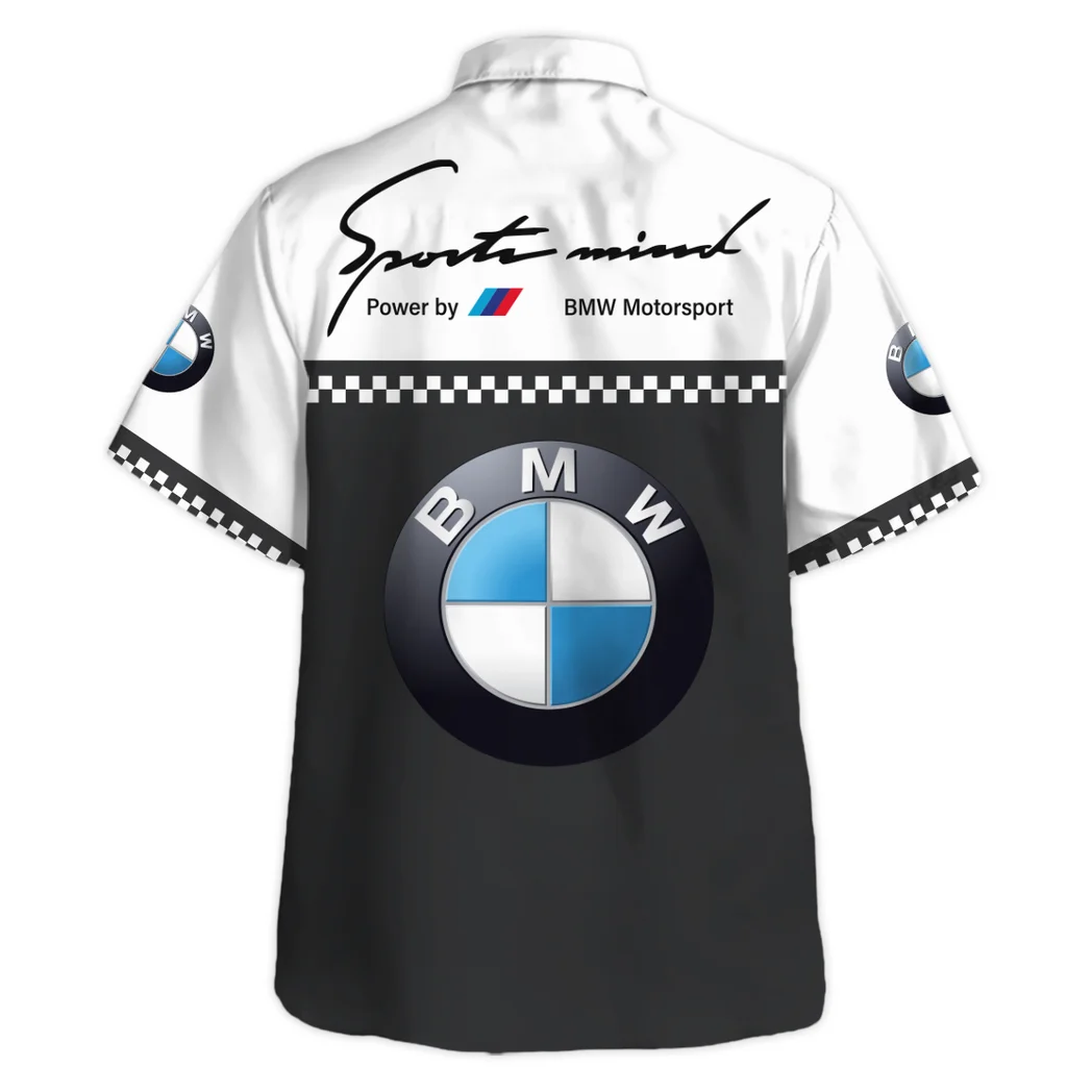 Bmw M Hawaiian Shirt, Gearhead Style Button Shirt HVN1385BM