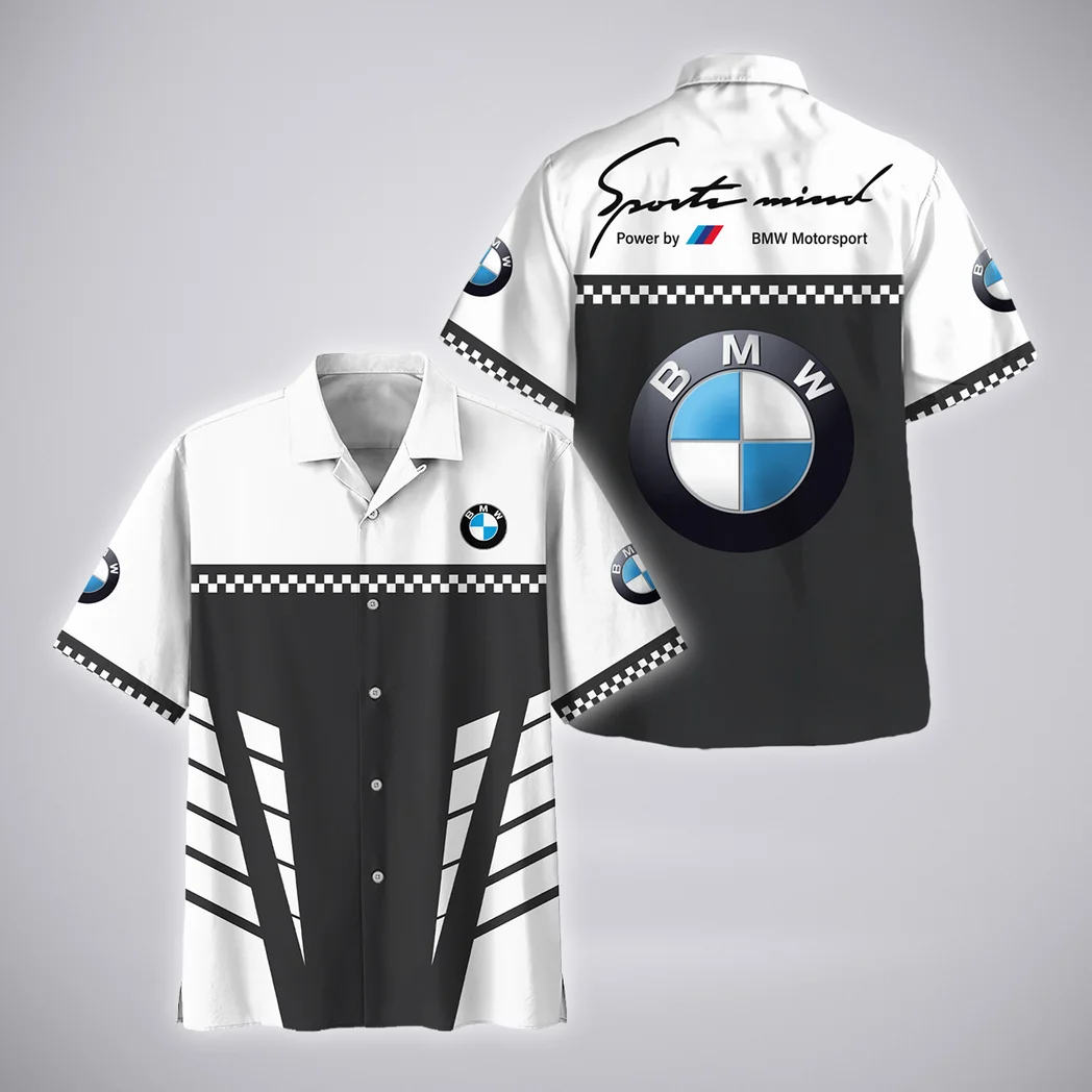 Bmw M Hawaiian Shirt, Gearhead Style Button Shirt HVN1385BM