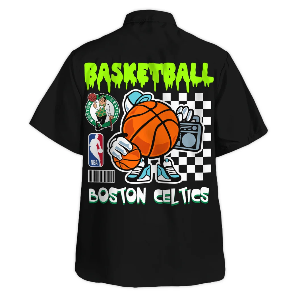 Boston Celtics Hawaiian Shirt Exclusive Logo, Sport Pride Button Shirt HVN1531BC