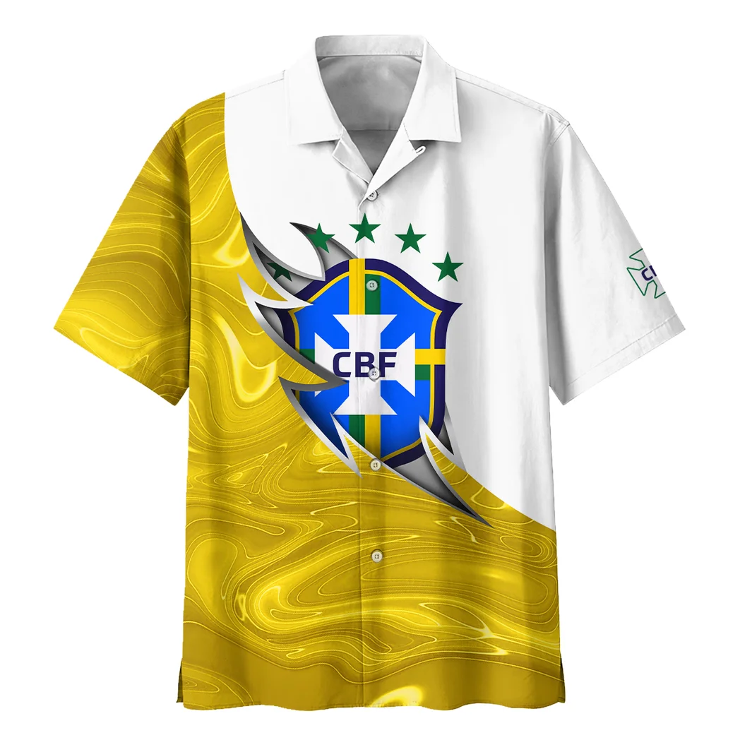 Brazil FIFA World Cup 2026 Hawaiian Shirt, Fan Vibe Button Shirt HVN1549BR