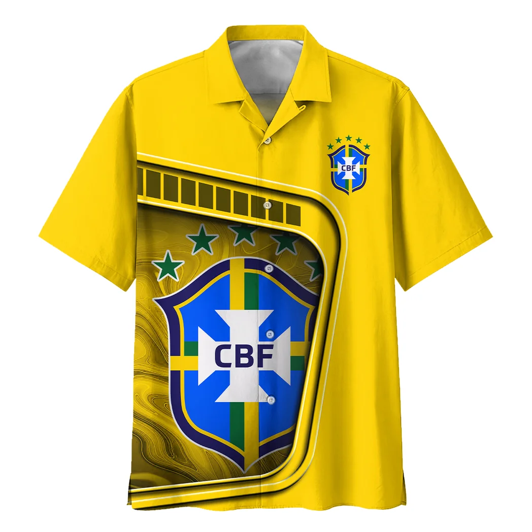 Brazil FIFA World Cup 2026 Hawaiian Shirt, Sport Culture Button Shirt HVN1560BR