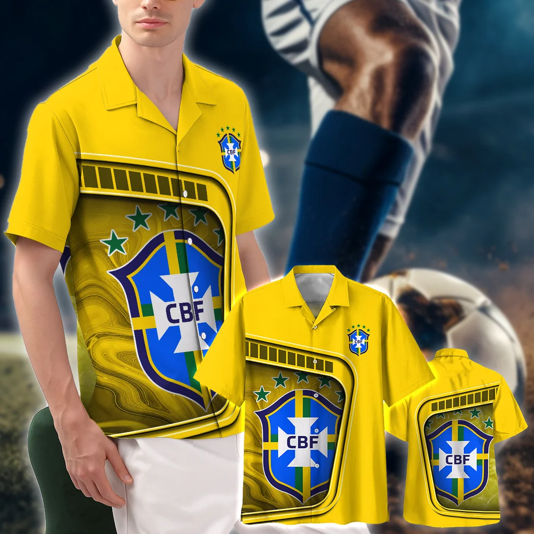 Brazil FIFA World Cup 2026 Hawaiian Shirt, Sport Culture Button Shirt HVN1560BR