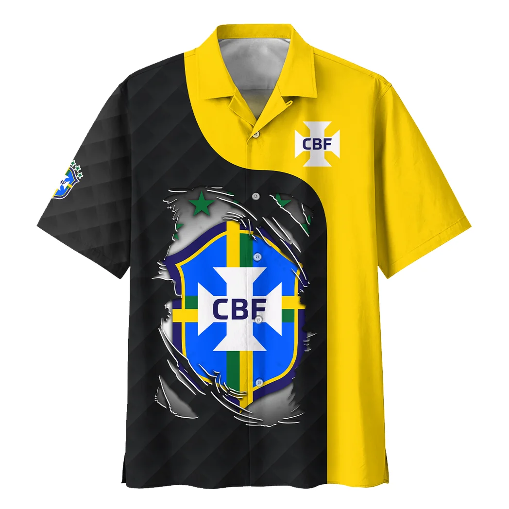 Brazil FIFA World Cup 2026 Hawaiian Shirt, Tailgate Vibe Button Shirt HVN1550BR