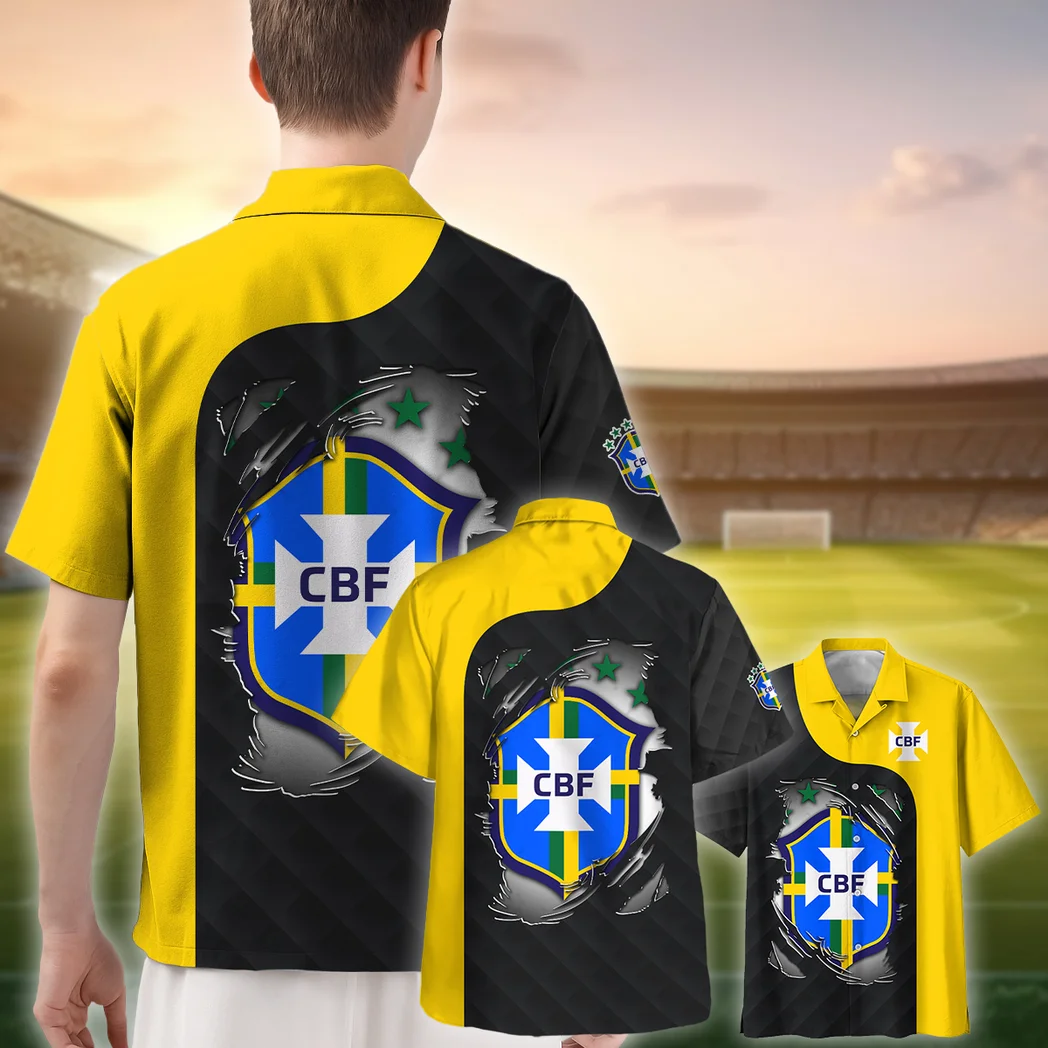 Brazil FIFA World Cup 2026 Hawaiian Shirt, Tailgate Vibe Button Shirt HVN1550BR