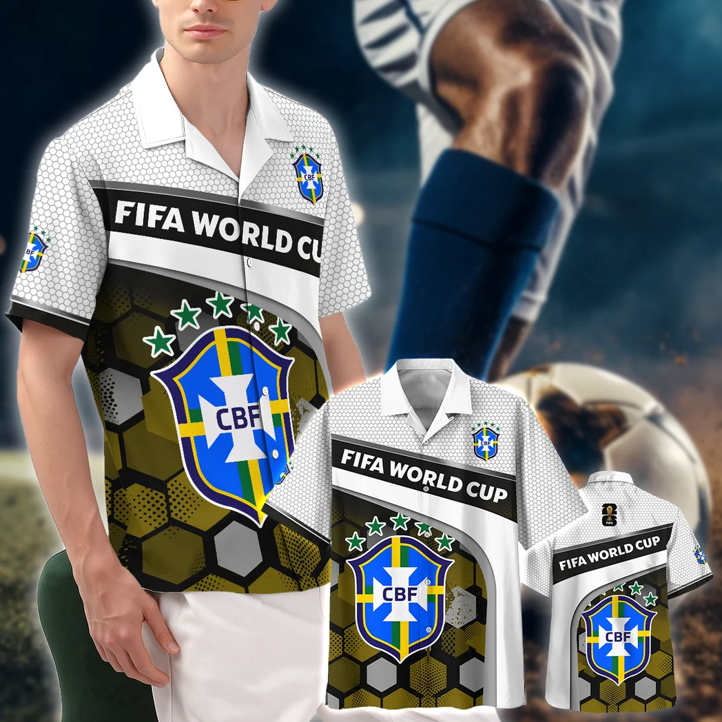 Brazil FIFA World Cup 2026 Hawaiian Shirt, Tailgate Vibe Button Shirt HVN1565BR