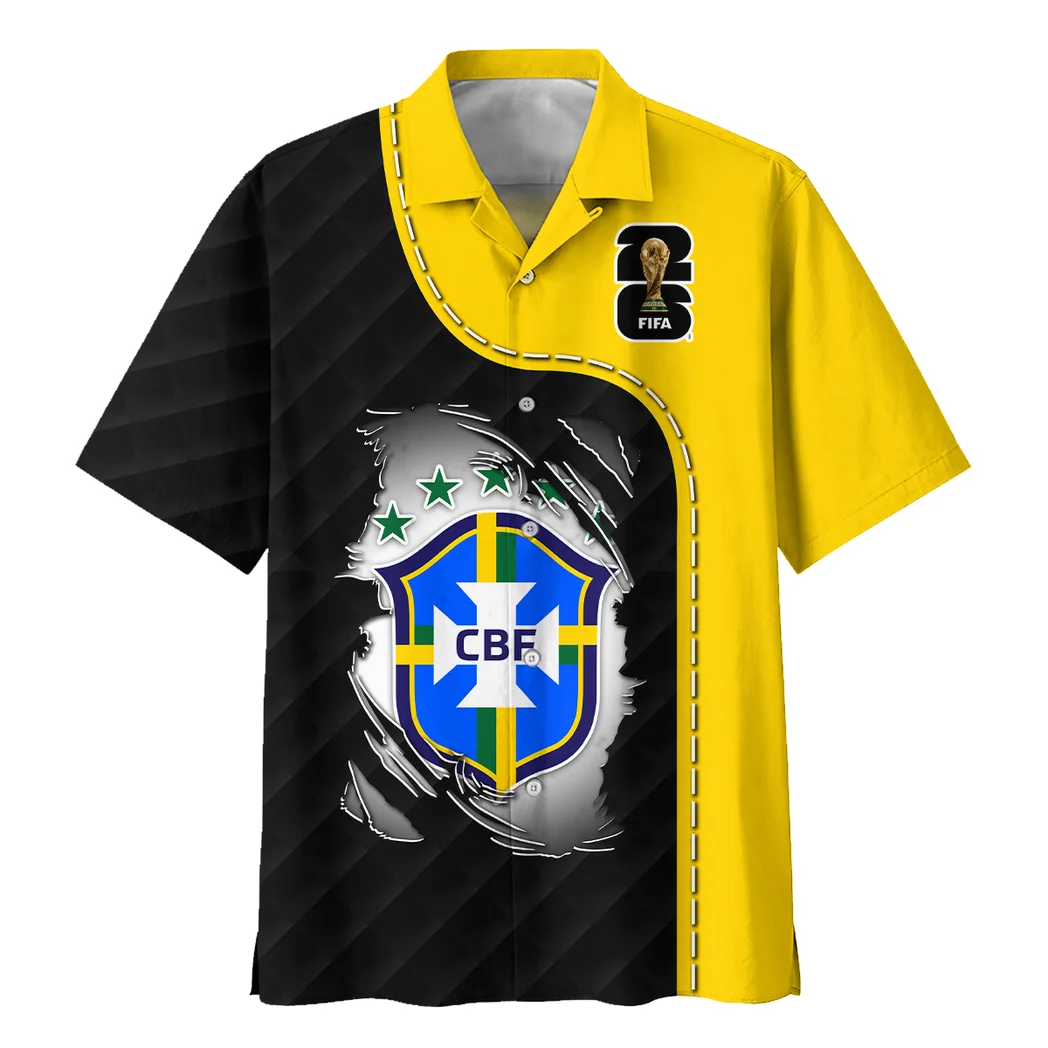 Brazil Hawaiian Shirt FIFA World Cup 26 Limited Edition, Loyal Fan Button Shirt HVN1584BR