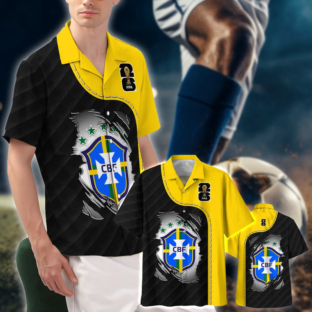Brazil Hawaiian Shirt FIFA World Cup 26 Limited Edition, Loyal Fan Button Shirt HVN1584BR