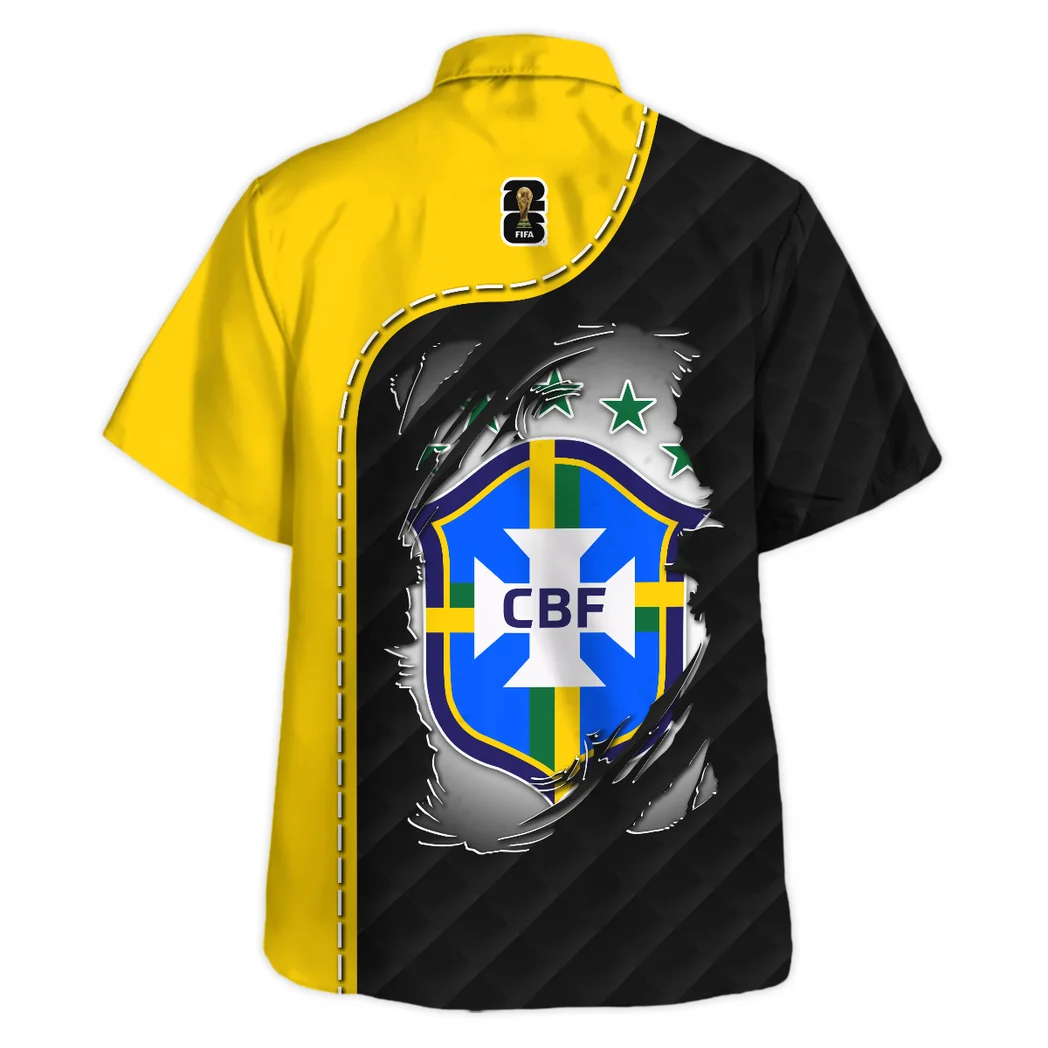Brazil Hawaiian Shirt FIFA World Cup 26 Limited Edition, Loyal Fan Button Shirt HVN1584BR