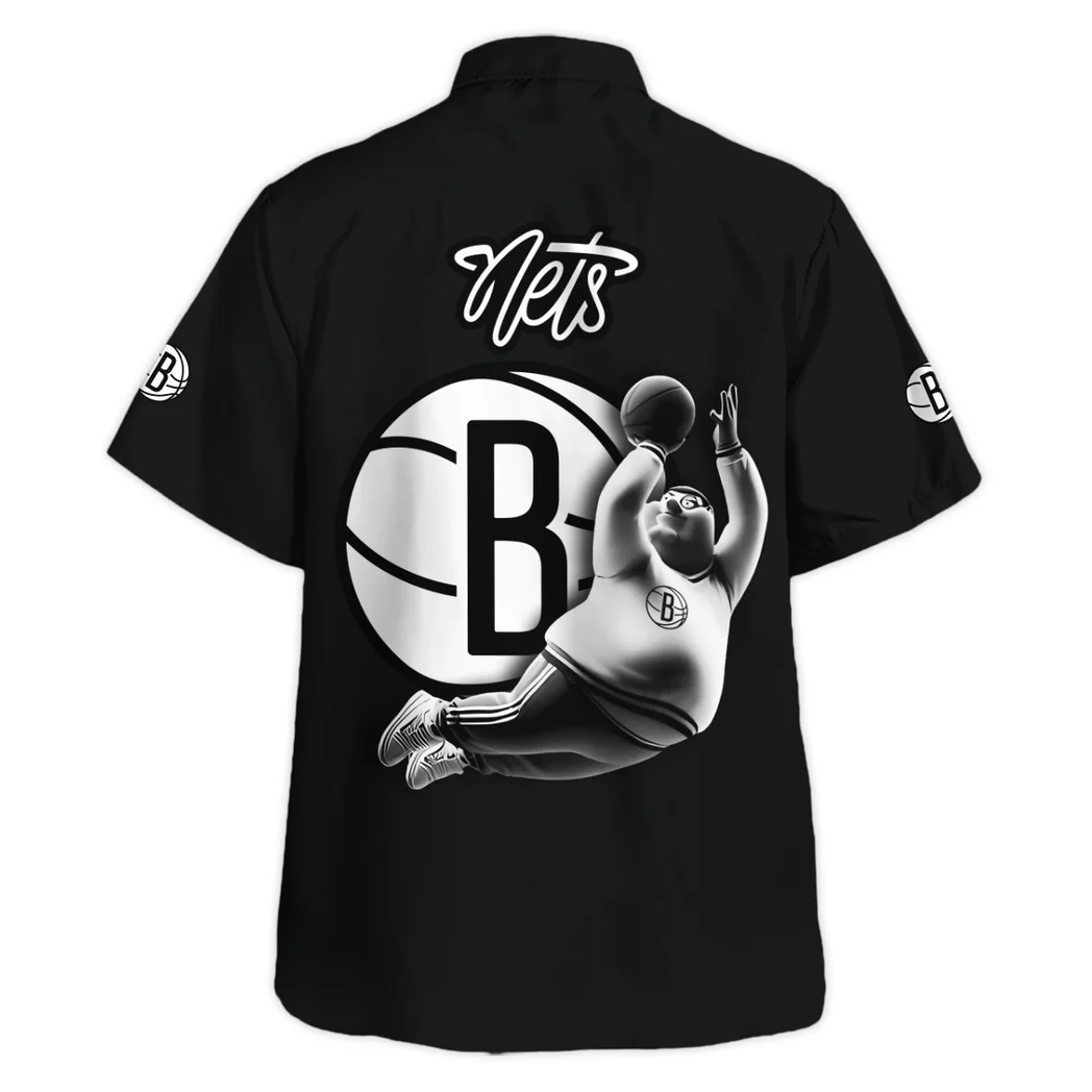 Brooklyn Nets Hawaiian Shirt Exclusive Logo, Sport Passion Button Shirt HVN1530BN