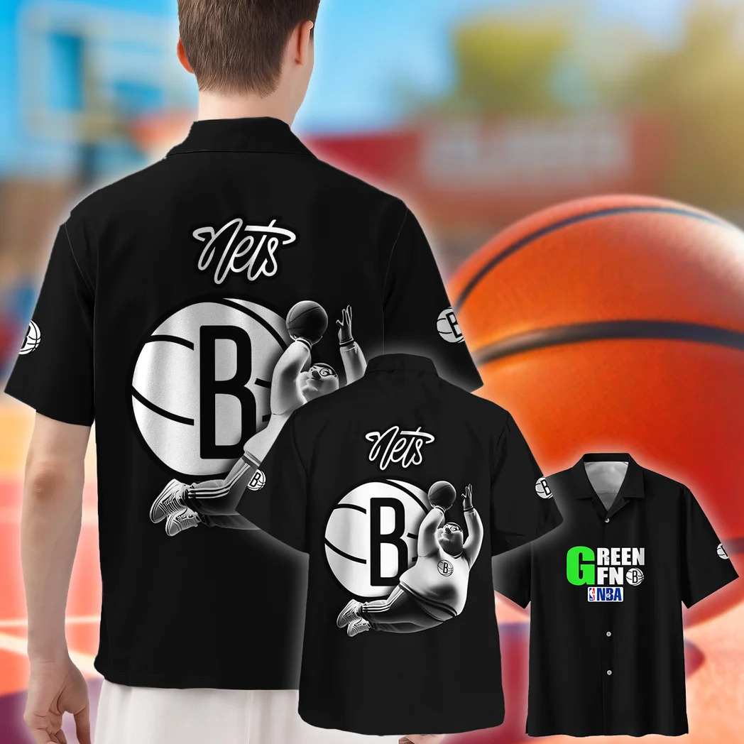 Brooklyn Nets Hawaiian Shirt Exclusive Logo, Sport Passion Button Shirt HVN1530BN
