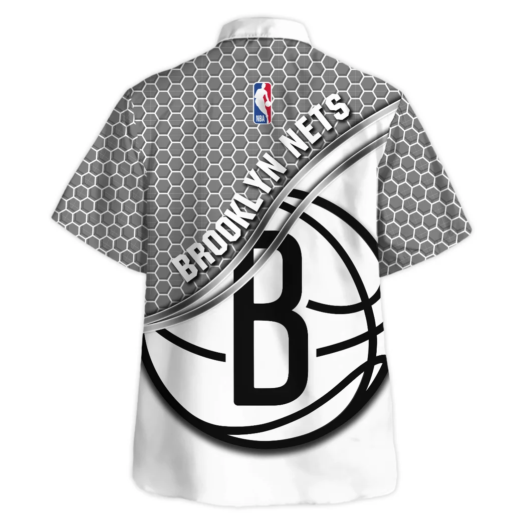 Brooklyn Nets Hawaiian Shirt Fan Edition Design, Tailgate Vibe Button Shirt HVN1577BN