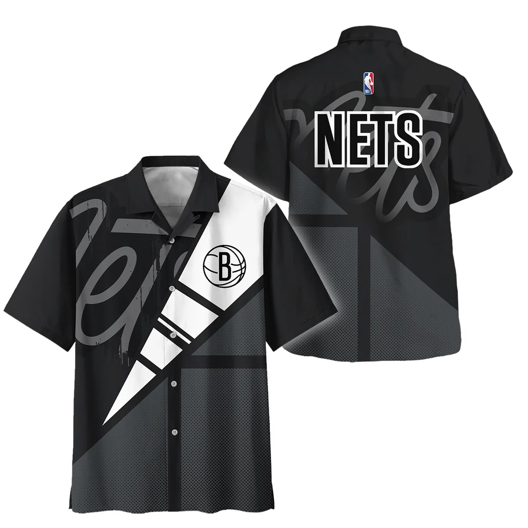 Brooklyn Nets Hawaiian Shirt Fan Edition Design, Tropical Supporter Button Shirt HVN1578BN