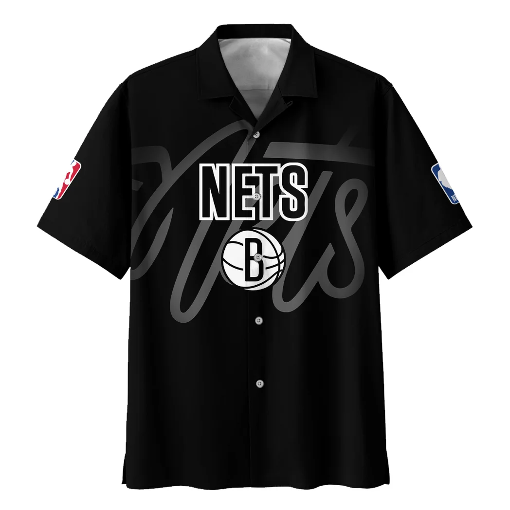 Brooklyn Nets Hawaiian Shirt, Summer Spirit Button Shirt HVN1529BN